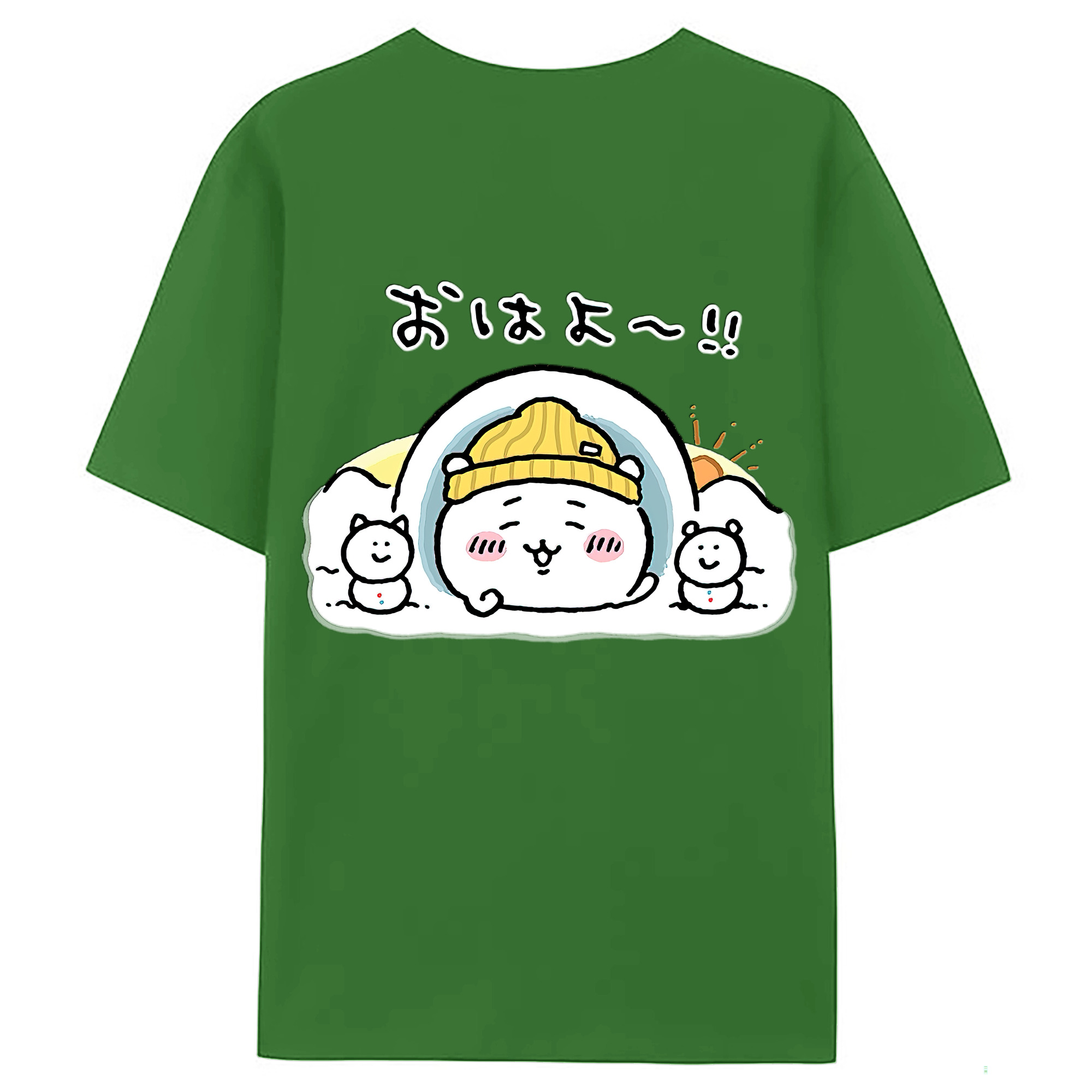 （画像用） ちいかわ ちいかわ Chii-kawa chiikawa レディース半袖Tシャツ(バックプリント)